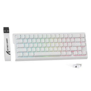 ATTACK SHARK X68PRO HE ���s�b�h�g���K�[ �L�[�{�[�h �������� 3���[�h�ڑ� 2.4G Bluetooth USB-C�L�� 8KHZ �Q�[�~���O�L�[�{�[�h ���s�b�h�g���K�[ �����\�ȃA�N�`���G�[�V�������� RT0.01mm �R���p