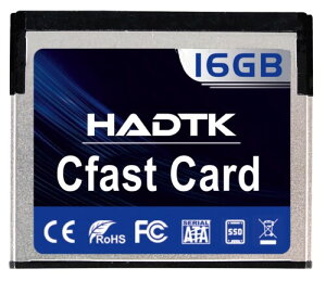 HADTK 16GB CFastJ[h Ɩp/YƗp gCfast2.0 SSD MLC NAND tbV [ J[h J YƋ@Ή ϋv 3Nۏ