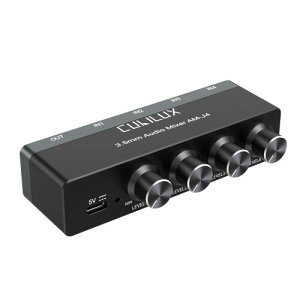 Cubilux 3.5mm �I�[�f�B�I �~�L�T�[�A4�E�F�C �X�e���I/���mAUX �~�L�T�[�A����m�C�Y �~�j ���C���A�Ɨ����ʒ���