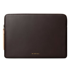 Comfyable Leather Laptop Sleeve Compatible with 16 Inch MacBook Pro M4 2024 & 15 Inch MacBook Air M4 2025 M3 2024 A3114 (Loose Fit) M2 2023, Chocolate