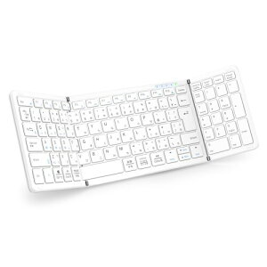 Omikamo �L�[�{�[�h Bluetooth �܂��� ���C�����X �e���L�[�t�� L�^Enter�L�[ ipad�L�[�{�[�h ���{��z�� �t���T�C�Y �}���`�y�A�����O iOS/Windows/Mac/Google�Ή� Type-C�[�d�� �p���^�O���t �R���p