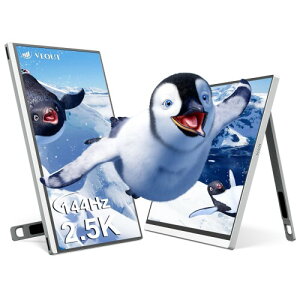 Veout V1Pro 16�^ 2.5K 144Hz �|�[�^�u�����j�^�[ 4�F (�u���b�N/�V���o�[/�s���N/�u���[)�AHDR IPS FreeSync�Ή��AUSB-C & �~�jHDMI �m�[�gPC/Mac/PS5/Xbox/Switch�Ή� - �g���x���p �Z�J���h�X�N���[��