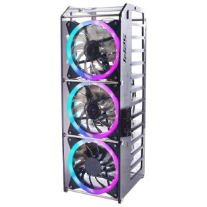 GeeekPi Raspberry PiNX^[P[XRaspberry PibNP[XX^bLO\P[XApt@t120mm RGB LED 5Vt@Raspberry Pi 4B / 3B + / 3B / 2B / B +Jetson Nanoi12wjƌ݊