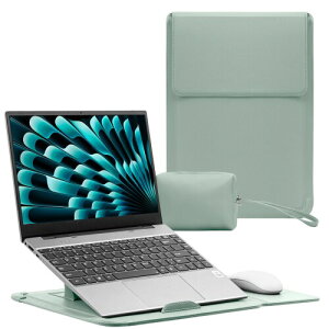 RoYiio�m�[�g�p�\�R���p�X���[�u pc�X�^���h�ƃ}�E�X�p�b�h�t��14�C���`MacBook Pro�C13�C���`MacBook Pro/Air�C12-14�C���` iPad/Dell/Surface/ASUS/Acer/HP/Lenovo�Ή� Laptop ���^ PU�v�p�\�R���X���[�u �m�[�g