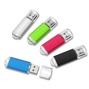 USB������ 32GB USB2.0 5�Z�b�g �t���b�V���h���C�u �L���b�v�� �R���p�N�g 5�F�i���A�ԁA�A�΁A��j
