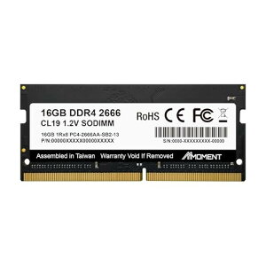 MMOMENT DDR4 16GB 2666Mhz SODIMM m[gPCp (CL19/1.2V/260s)
