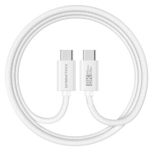 USB4 type-C �P�[�u�� Thunderbolt 4�ɑΉ��i1.5m�j40Gbps�f�[�^�]��(USB 3.2 Gen 2���4�{����) 8K@60Hz�f���o�� 240W�}���[�d ���ϋv �����i�C�����҂ݍ��� ���܂�h�~ iphone17/16/15�V���[�Y�AMacBook Pro/Air