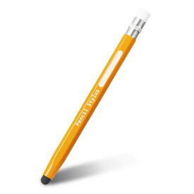 エレコム タッチペン 持ちやすい鉛筆型 シリコン イエロー P-TPENYL