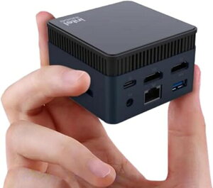WayPonDEV Mini PC BY51 Alder Lake N100 Mini Computer Windows 11 Pro Mini PCAM.2 2242 NVME SSDAT|[gfA4KfBXvCAWIFI5/BT4.2AGBEItBXz[VA^[Q[ (12+128G)
