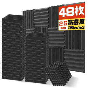 �z���� �h���V�[�g 2.5*30*30cm �h�� �Չ� �h���� �ǂɓ\�� ���� �z�� �z���p�l�� �z���΍� �ي� ��?��� �E���^���t�H�[�� �E�F�b�W 48���� (30*30*2.5cm 48��, �u���b�N)