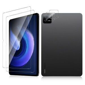 For Xiaomi Pad6 / Pad6 Pro �K���X�t�B����+�J�����t�B���� Kluso ���{���Ɏq�� ���d�x9H �h�w�� �ϏՌ� ��U�h�~ ���ߗ�99% 2.5D ���E���h�G�b�W���H �����z�� �V���I�~ Pad 6/Pad 6 Pro �p �t���ی�t