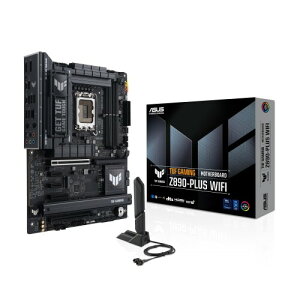 ASUS TUF Gaming Z890-PLUS WiFi Z890 LGA 1851 ATX �}�U�[�{�[�h�A�C���e�� Core �E���g���V���[�Y2�Ή��A���x��AI PC�Ή��A16+1+2+1�X�e�[�W�ADDR5�APCIe 5.0�AThunderbolt 4 Type-C�A4X M.2�AWi-Fi 7�A2.5Gb�B
