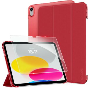 (iPad 11���� 10���� �P�[�X �K���X�t�B���� �Z�b�g)CACOE ipad a16 11�C���` 2025/10.9�C���` 2022 �A�C�p�b�h�p �n�[�h�P�[�X �I�[�g�X���[�v �O�܂� Apple Pencil�Ή� �����΂��� �J�o�[ ���b�h
