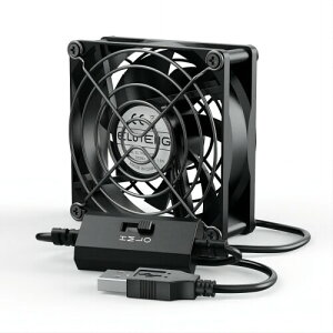 ELUTENG USBt@ 8cm ͗p 3iʒ߉ 5V É ^  USB@ 80mm t@ 7H TCg PC ȃGl N[[ p\R PS4 PS3 Q[@ [^[ TV Box N[OɑΉ USB Cool