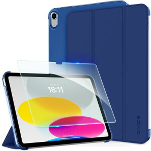 (iPad 11���� 10���� �P�[�X �K���X�t�B���� �Z�b�g)CACOE ipad a16 11�C���` 2025/10.9�C���` 2022 �A�C�p�b�h�p �n�[�h�P�[�X �I�[�g�X���[�v �O�܂� Apple Pencil�Ή� �����΂��� �J�o�[ �l�C�r�[