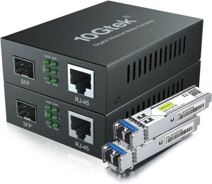 10Gtek 2Zbg MKrbg fBARo[^[ VO[h fALCt@Co[ 1.25Gb/s SFPW[ to 10/100/1000Base-Tx 1000Base-LX SFP t i1310nm 20kmj