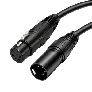 ZBLZGP XLR 4�s���I�X - XLR 4�s�����X�d�������P�[�u�� �J�������j�^�[ Godox VL150 VL200 VL300 LED�Ɩ��p(�ʏ��4�s��XLR�P�[�u���A3M)