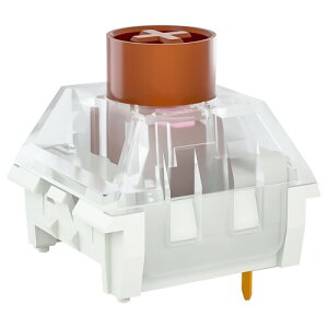 Kailh Box �T�C�����g�s���N�X�C�b�` RGB SMD ���j�A�X�C�b�` �h�o ���J�j�J���L�[�{�[�h MX�X�C�b�`�p (Kailh Silent Brown 72��)