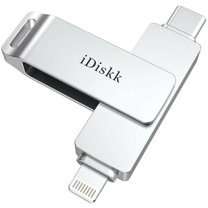 Apple mfiF؍ Lightning+USB-C iPhone 16/15Ή iDiskk 256GB iPhone USB tbVhCu Ot[ On[hfCXN X}zp X}[gtHXg[Wg gѓdbeʕs