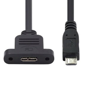 CY Cable Micro USB 2.0 5s IX - Micro 3.0 Type-B X lW}Eg^Cv P[u 480Mbps 50cm