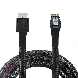 NFHK OcuLink PCIe PCI-Express SFF-8611 4i to SFF-8654 XC SSD f[^ANeBuP[u 50cm