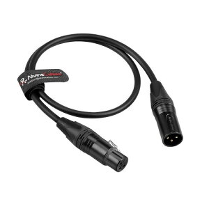 Alvin's Cables XLR 3�s�� �I�X-���X ���t�ڑ� �}�C�N�P�[�u���A�m�C�Y�Ւf �V�[���h�݌v Shure Sennheiser�}�C�N�Ή� Sound Devices Zoom Zaxcom �~�L�T�[ ���R�[�_�[ �ڑ��P�[�u�� 1m