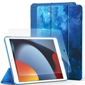 (ipad ��9���� �P�[�X �K���X�t�B���� �Z�b�g)CACOE ipad �P�[�X 10.2�C���` ��9/8/7����ʗp (2021/2020/2019���f��) �����΂��� �J�o�[ �F����