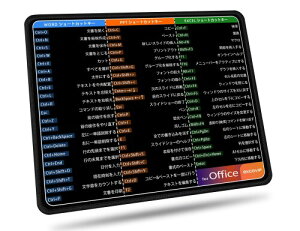 excovip OFFICE�V���[�g�J�b�g�}�E�X�p�b�h ����~�� �ϋv�����ǂ� ������� ���^ 26cm×21cm×0.2cm - 0167