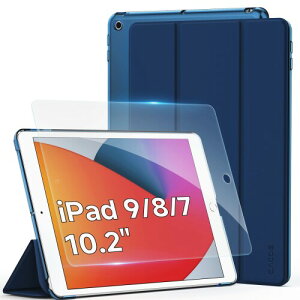 (ipad ��9���� �P�[�X �K���X�t�B���� �Z�b�g)CACOE ipad �P�[�X 10.2�C���` ��9/8/7����ʗp (2021/2020/2019���f��) �����΂��� �J�o�[ �l�C�r�[