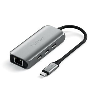 SATECHI USB-C C[TlbgA_v^[ MKrbg 4-in-1AUSB-C 3.2 ×3 10GbpsAlbg[N vOvCAMacBookAiPadAWindowsAAndroidAChrome ȂǑΉ