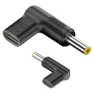 fine-R USB-C  DC 5.5×1.7mm o m[gp\Rp ϊA_v^[ PD[dΉ [dvO 20V 5A  acer/Lenovo/ASUS/őΉ ^CvC dϊ USB-CA_v^iPLیij (21-5517)