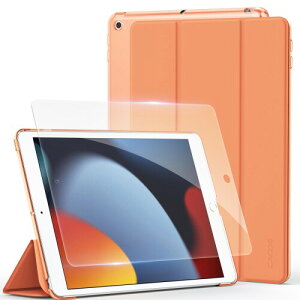 ipad ��9���� �P�[�X �K���X�t�B���� �Z�b�g CACOE ipad �P�[�X 10.2�C���` ��9/8/7����ʗp (2021/2020/2019���f��) �����΂��� �J�o�[ �I�����W