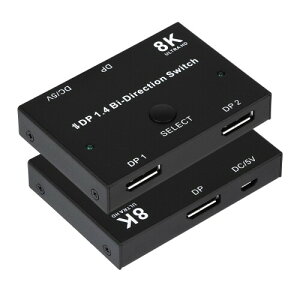 8K DisplayPort ؑ֊ DP 1.4 o DPؑ֊ 8K@30Hz 4K@120Hz HDCPΉ 1080P𑜓xΉ DisplayPort 蓮XCb`[ PC/HDTV/vWFN^[/j^[ɓK