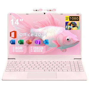 2025 14�C���` �e���L�[�p�b�h�t���m�[�g�p�\�R�� win 11 pro/office 2024 Celeron N5095�A8 GB Ram(�ő�64GB�g��) 256GB Nvme SSD 1080P FHD�f�B�X�v���C ���^ 180°�q���W/Wifi/Bluetooth�d��/�׋� �s���N