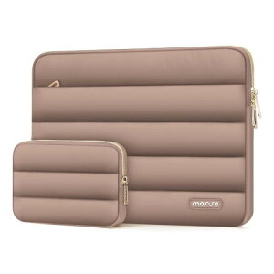 MOSISO �ӂ�ӂ�ȃ^�u���b�g�X���[�u�P�[�X�A�Ή��@�� 11�C���` iPad Pro M4/Air M2 2024�A�����ȃP�[�X�t�� �|���G�X�e�� ���^�o�b�O(�u���E��)