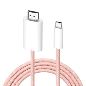 USB Type C HDMI ϊP[u 1.8m SLEIJAOOE 4K@30Hz iC҂݉fo gщʂerɉf ^CvC HDMI ϊP[u X}[gtHE^ubgEQ[@ȂǂUSB C|[g𓋍ڂ