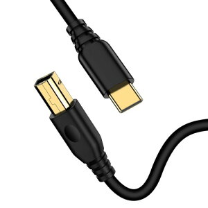 �v�����^�[�P�[�u�� usb-c 3M Type C to Type B USB2.0�P�[�u�� �����b�L�R�l�N�^ ���ϋv�� ����R�[�hHp/Canon/Brother/Dell/Epson�Ȃǂ̈���@ �t�@�b�N�X�@ �R�s�[�@ �X�L���i�[�Ή�