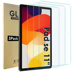 Bigqin Xiaomi Redmi Pad SE 2023 �Ή� �K���X�t�B����11�C���` �^�u���b�g�p�ی�t�B���������ߗ�HD 9H�d�x��ʕی십���K���X�t�B�����J�o�[ �ی�t�B����