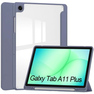 Galaxy Tab A11+ / Tab A9+ 11�C���`�p �P�[�X �w�ʓ��� �N���A S Pen ���[ �[�d�Ή� �I�[�g�X���[�v 3�܂�X�^���h �M�����N�V�[ Tab A11 Plus�p �J�o�[ ���� �ϏՌ� �y��,���D