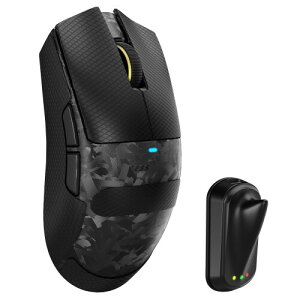 ATTACK SHARK X11ULTRA �Q�[�~���O�}�E�X 66g���y�� �O���[�h�ڑ� Bluetooth 2.4G �L���Ή� Nordic54L15���� PAW3950MAX�Z���T�[ �ő�42000DPI 8000Hz�f���A��8K 0.163ms��x�� 50G�����x 20000FPS �J�[�{���{�f�B ��