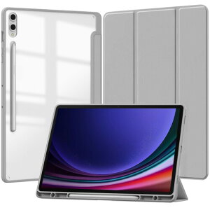Galaxy Tab S11 11�C���`�p �P�[�X �w�ʃN���A ���� �y���z���_�[�t�� �M�����N�V�[ Galaxy Tab S11 �J�o�[ �I�[�g�X���[�v�@�\�t�� �O�܂�X�^���h �ϏՌ� �y��,�O���[