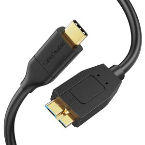 usb type c }CNusb,CableCreation(Gen2/ 10Gbps)USB C to Micro B 3.0 ϊP[u USB 3.1Otn[hhCoP[u MacBook (Pro), Galaxy S5 Note 3/iPhone 15/iPhone15Pro MaxɑΉ 0.3M/ubN