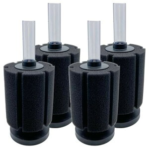 RedBeryl スポンジフィルター 水槽 投げ込み式 ろ過装置 (本体4個, RB2811)