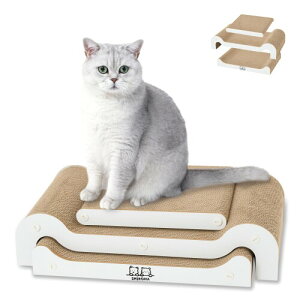 SHIROHA L ܌ i{[ ߂Ƃxbh 3i  ܂Ƃ ܂ѕt oo lC zCgJ[ cat scratcher bed