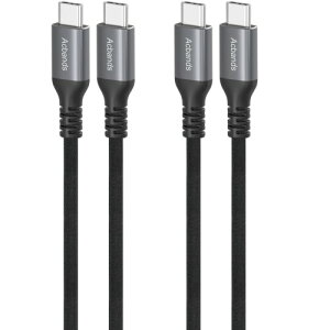 Acbands USB Type C P[u 60W PDΉ VRf _ȃf[^P[u USB-C&USB-C 炩ŏ_炩 } P[u