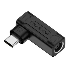 NFHK 140W 100W DCジャック7.9x5.4mm入力USB-C Type-C角度90度電源プラグ充電アダプターノートパソコン電話用