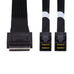 NFHK OCuLink 50cm PCIe x SFF-8611 8���[�� x �f���A��SFF-8643 HD 4x SSD�f�[�^�p�A�N�e�B�u�P�[�u��