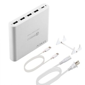 LVSUN Type C USB[d 80W 5|[g USB-C PD2.0/QC3.0 Type C P[ut }[d m[gPCp Apple MacBook Nexus 6P 5X HP Asus Toshiba Lenovo Acer Sony Samsung Galaxy S7 iPhone iPad iPhone 8Ή zCg