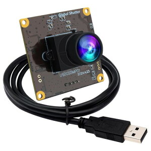 ELP 5MP O[oVb^[ 50fps USB JW[ (Rs[^[p) UVC USB2.0 Lightburn J ([U[@p)  60fps PC J CuXg[~OpLp Web J (100° 