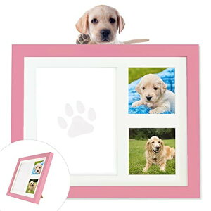 THEN(ゼン) メモリアル肉球フォトフレーム 犬 猫 ペットのお誕生日やお別れの思い出に肉球(足型)を残しませんか プレゼントにも 写真立て アルバム ねん土付き ペット雑貨 ペットグッズ